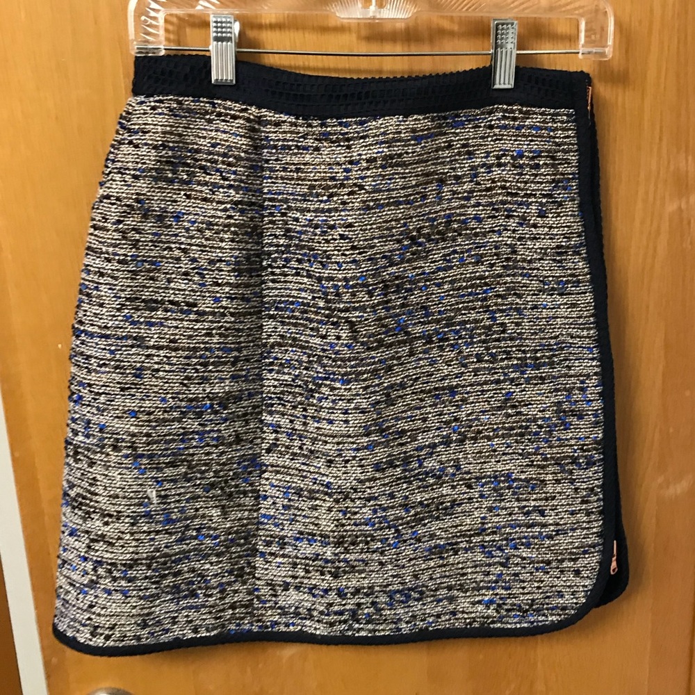 J.Crew Metallic Tweed Skirt